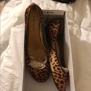 Nine West Leopard Flats